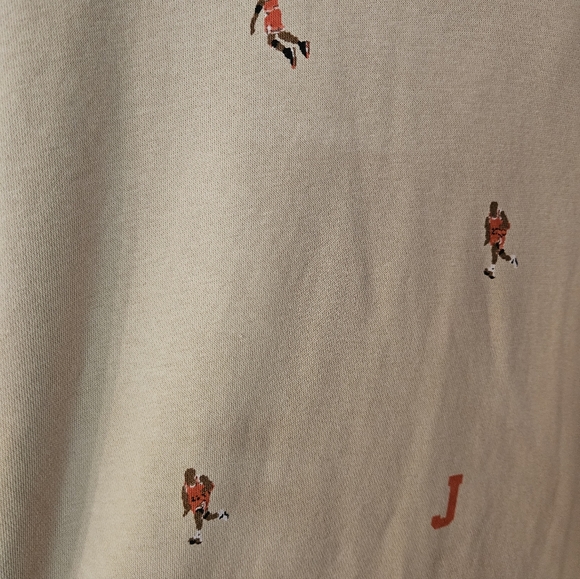 Jordan Tan Hoodie with Red Embroidery - Picture 3 of 4